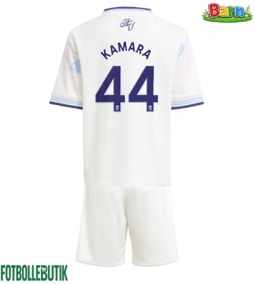 Aston Villa Boubacar Kamara #44 Tredjeställ Barn 2025-26 Kortärmad (+ Korta byxor)